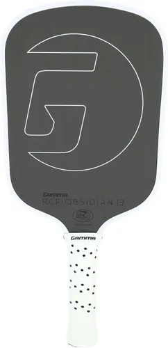 Miniatura 8 de GAMMA Paleta de pickleball de fibra de carbono de obsidiana, opciones de núcleo de 0.394 in, 0.512 in y 0.630 in, mango de espuma moldeado cómodo