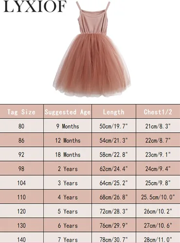 Miniatura 7 de LYXIOF Toddler Tutu Dress Baby Girls Tulle Sleeveless Princess Party Sundress