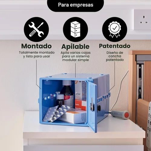 Miniatura 9 de Lockabox - Caja con cerradura para alimentos, medicina y electrónica, caja de utilidad con cerradura de combinación, caja confiable con cerradura
