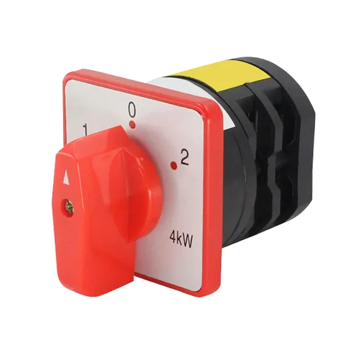 Miniatura 6 de Interruptor selector de cambio universal, interruptor de transferencia de energía, 2 posiciones 8 terminales, HZ5D-20/4 L03 380V 20A Motor