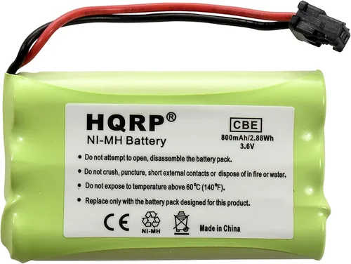 Miniatura 3 de HQRP Batería de teléfono inalámbrica compatible con Uniden PowerMax 5.8GHz 30878864022, Powermax 2.4 GHz, GE TL26402, GP 80AAALH3BMX, 80AAALH3BMZ