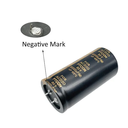 Miniatura 3 de 2 piezas 80V 10000UF Condensador electrolítico de inserción 35x70mm (1.37x2.76in) Filtro de amplificador de potencia Condensador electrolítico