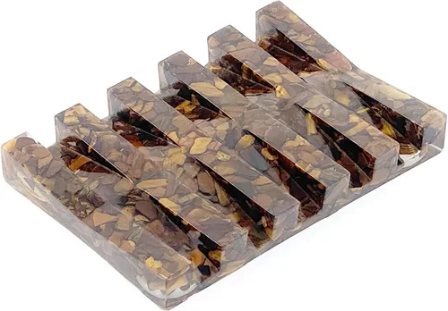 Miniatura 8 de Jabonera rectangular hecha a mano con piedras para decoración de ducha y baño, bandeja de jabón natural para mantener el jabón seco, accesorios