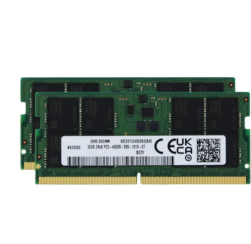 Original de fábrica 64 GB (2 x 32 GB) compatible con Corsair Voyager a1600 DDR5 4800MHz PC5-38400 SODIMM 2Rx8 CL40 1.1v 262 Pin portátil módulo de