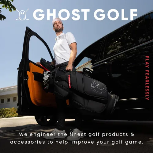 Miniatura 6 de Ghost Golf AWOL - Bolsa de viaje de golf para aerolíneas con ruedas, funda de viaje acolchada suave para palos de golf que se adapta a todas