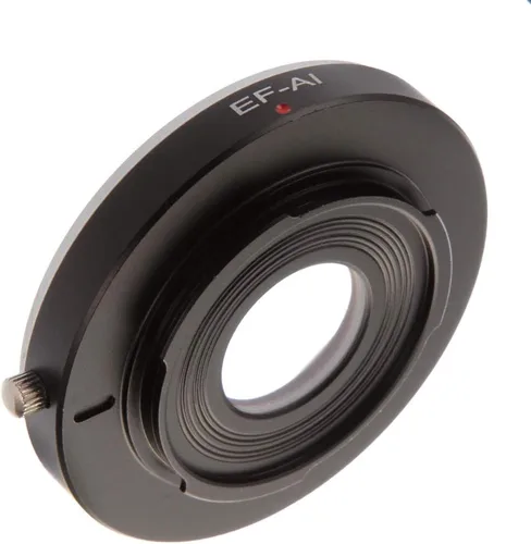 Miniatura 5 de FocusFoto Anillo adaptador para lente EF EF-S a cámara Nikon F AI Mount con vidrio óptico para Nikon D750, D810, D7500, D7200, D7100, D7000, D5600