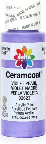 Miniatura 23 de Delta Creative Ceramcoat - Pintura acrílica metálica y perla en varios colores (2 onzas), color aguamarina Cool Pearl
