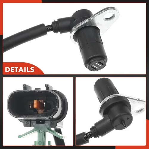 Miniatura 7 de A-Premium Sensor de velocidad de rueda ABS compatible con modelos Mitsubishi, Montero 2001, 2002, 2003, 2004, 2005 y 2006, Sport Utility - Lado