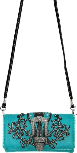Miniatura 3 de Zelris Western Country - Cartera cruzada con hebilla floral