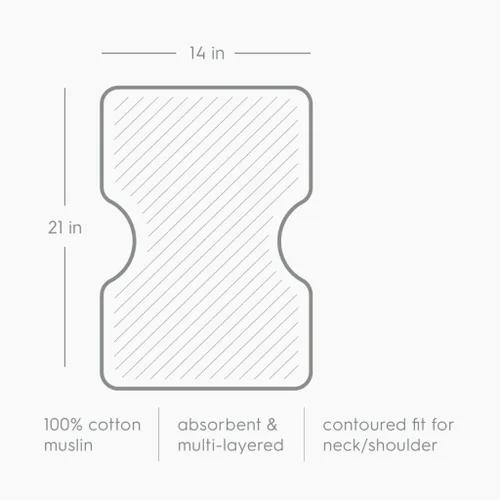 Miniatura 4 de Little Unicorn Paños individuales de muselina de algodón 100% algodón multicapa Ultra absorbentes y suaves Diseño ergonómico Bebé recién