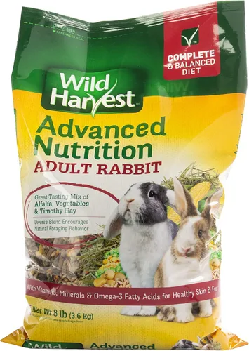 Miniatura 8 de Wild Harvest Wild Harvest - Dieta de nutrición avanzada para conejos, 4.5 libras (WH-83544)
