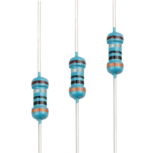 Miniatura 96 de 100pcs 1 ohm Resistor 1/4w (0.25 W) Resistencia fija de película metálica de tolerancia ±1%, múltiples valores de resistencia opcional