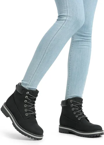 Miniatura 6 de Bruno Marc Botas de nieve de invierno para mujer, botines con forro de piel sintética, botas cortas de trabajo cómodas para mujer al aire libre 2.0