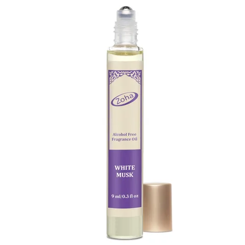 Miniatura 5 de Zoha White Musk Perfumes enrollables para mujeres y hombres Aceite de perfume fresco sin alcohol Fragancia de larga duración