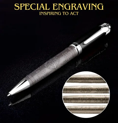 Miniatura 7 de S&R Somit Bolígrafo de lujo para hombres con caja de regalo, valioso bolígrafo de lujo para negocios y oficina, regalo ejecutivo para familiares