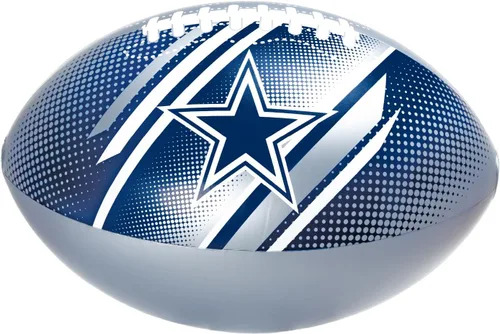 Miniatura 18 de BigMouth 18” Inflatable Pool Football Officially Licensed NFL Fan Gear Merchandise Beach Ball Games for Adults and Teens