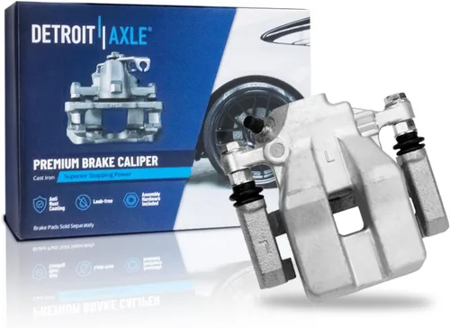 Miniatura 104 de Detroit Axle - 4 pinzas de freno para Honda Element 2003-2011 Pinzas de freno de disco con soportes 2004 2005 2006 2007 2008 2009 2010 reemplazo