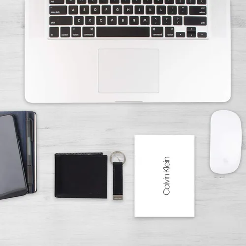 Miniatura 6 de Calvin Klein Cartera plegable minimalista RFID de cuero para hombre