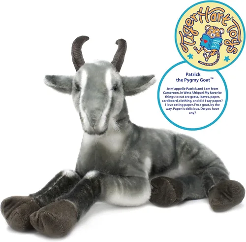 Miniatura 3 de TigerHart Patrick la cabra pigmea - Peluche grande de 18 pulgadas