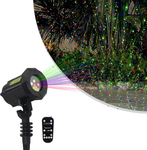 Miniatura 8 de Luces láser de Navidad proyector estrella jardín luciérnaga luces 3