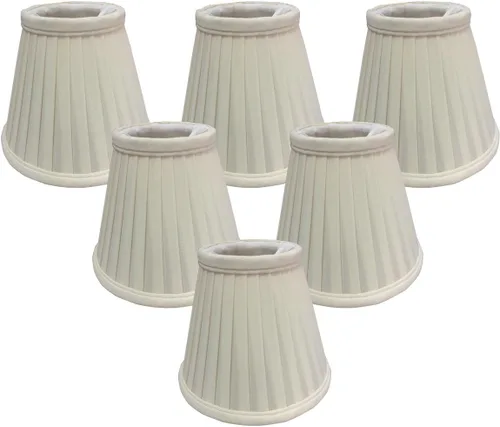 Miniatura 20 de Royal Designs, Inc. Pantalla plisada Empire CS-111BG, color beige, 2,5 x 5 x 4,25