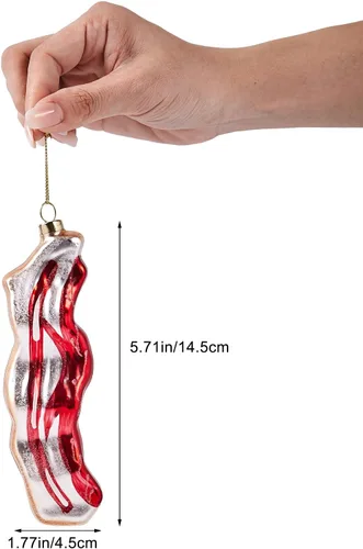 Miniatura 2 de Adornos de cristal prémium para árbol de Navidad, decoraciones colgantes sopladas a mano para árbol de Navidad, fiesta festiva brillante y regalo