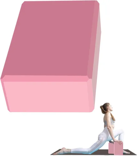 Miniatura 7 de Bloque de yoga - Espuma EVA de látex sin soporte - Superficie antideslizante suave con bisel para yoga, pilates, meditación - Accesorios de yoga