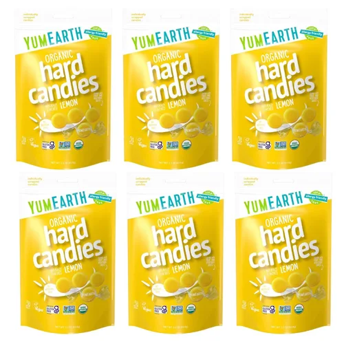 Miniatura 11 de YumEarth Gotas de frutas orgánicas, caramelos duros naturales con sabor variado, dulces de frutas para niños, aptos para alérgicos, sin OMG, sin
