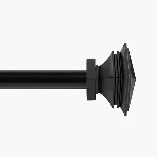 Miniatura 13 de Deco Window - Varilla ajustable para cortinas para ventanas de 18 a 44 pulgadas, poste de hierro de 1 pulgada extendible de alta resistencia