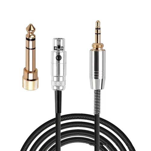 Cable de audio de repuesto para auriculares compatible con K240, K240S, K240MK II Q701 K702 K141 K171 K181 K271s K271 MKII M220 Pioneer HDJ-2000