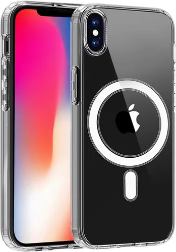 Miniatura 40 de S. Tedazo Funda magnética para iPhone 7/8 Plus (5.5 pulgadas) compatible con MagSafe, [no amarillenta] delgada, a prueba de golpes, funda para Negro