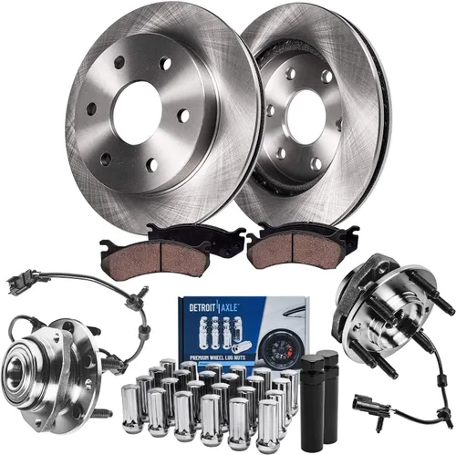 Miniatura 34 de Detroit Axle - Rotores de freno para Chrysler 200 2015 2016 2017, Rotores de freno de disco de reemplazo: 12.01" pulgadas delantero y 10.95