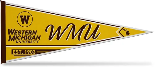 Miniatura 136 de Rico Industries NCAA Banderín Clásico de Fieltro para Decoración de Pared de 12" x 30" - Ideal para Decoración del Hogar/Dormitorio/Cueva de Hombre