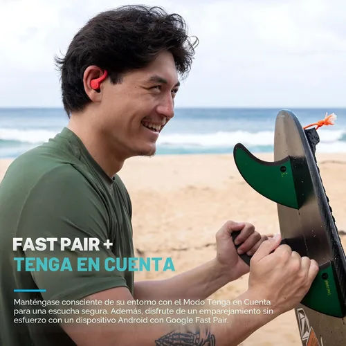 Miniatura 6 de JLab Go Sport+ - Auriculares inalámbricos de entrenamiento con llamadas claras C3, diseño deportivo de gancho seguro, tiempo de reproducción