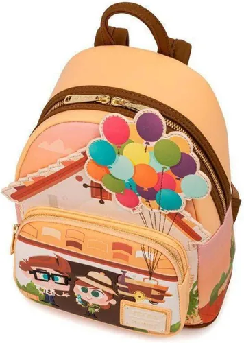 Miniatura 3 de Loungefly Disney Pixar Up Working Buddies - Bolso de hombro con doble correa para mujer Multi Bordado