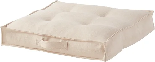 Miniatura 10 de Almohada cuadrada copetuda con funda extraíble, negro, grande (40 pulgadas)
