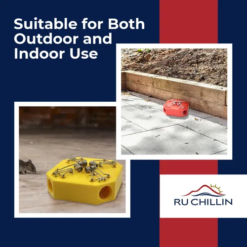 Miniatura 7 de Trampa reutilizable para ratones – Trampas para ratones de múltiples capturas para uso en interiores y exteriores, seguras para mascotas y niños