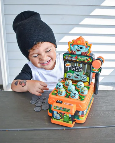 Miniatura 8 de Juguetes de juego de arcade para niños de 3 años, Whack Game Mole, mini juguetes electrónicos interactivos de martillaje y golpeteo, idea de regalo