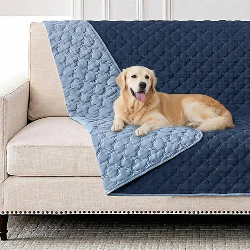 Miniatura 18 de FunFurry Manta impermeable para perro, funda de sofá lavable para perros, funda reversible para cama de perro, protector de muebles de sofá