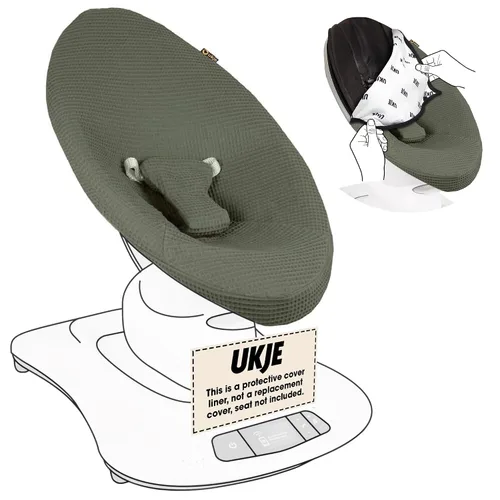 Miniatura 12 de UKJE Liner Baby Rocker Cover compatible con 4moms mamaRoo 4 Old Model Before 2022, funda para columpio de bebé, cubierta de gorila de columpio