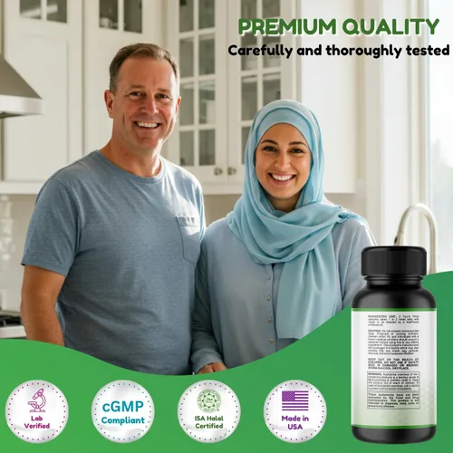 Miniatura 5 de SHIFAA NUTRITION Multivitaminas halal para mujeres, hombres y adultos, 30 porciones Hierro, vitamina A, B6, B12, biotina, niacina, C, D3, E, zinc
