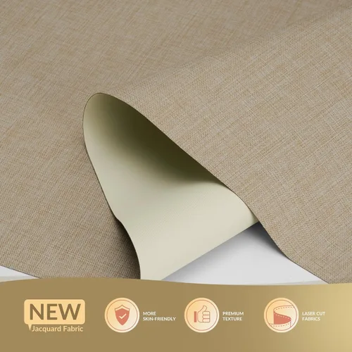 Miniatura 3 de Persianas enrollables opacas para ventanas, sin cordones, cortinas enrollables de lino con aislamiento térmico y protección UV, persianas y cortinas