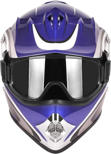 Miniatura 4 de JAGASOL - Cascos de motocross DOT para niños de 8 a 14 años, cascos de bicicleta de calle, todoterreno, bicicleta de cross para niños, BMX, MX