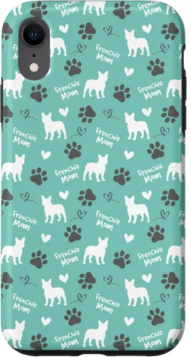Miniatura 24 de Funda para iPhone 13 Pro Max Frenchie Mom Bulldog Francés Mamá Azul Mujeres