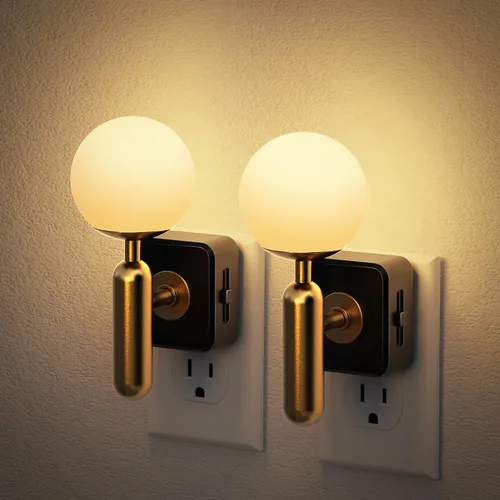 Miniatura 14 de JandCase Luz Nocturna de Vela, Luces Nocturnas que se Enchufan a la Pared, Blanco Suave 3000K, Brillo Ajustable 0-100LM, Sensor de Anochecer a