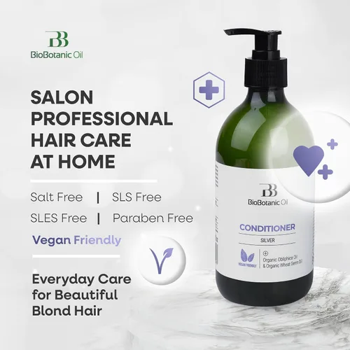 Miniatura 5 de Bio Botanic Oil Acondicionador mágico para cabello rubio y decolorado Hidratación profunda y protección del color Enriquecido con germen