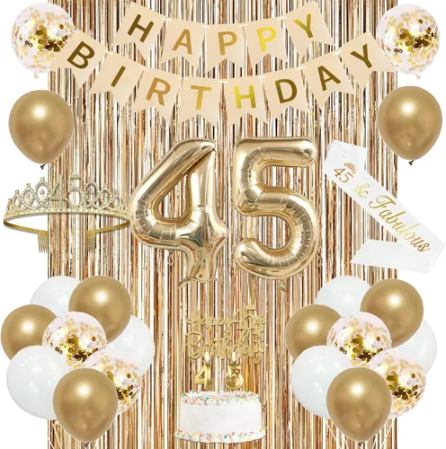 Miniatura 21 de Trgowaul Decoraciones de 9º cumpleaños para niñas, pancarta, banda y corona, decoración de pastel, globo de número 9, cortinas de flecos