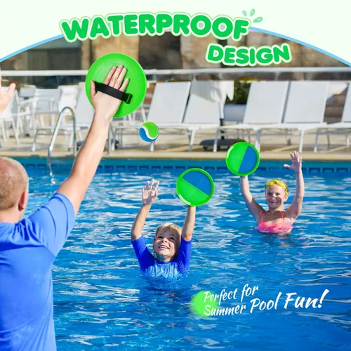 Miniatura 3 de Juego de pelotas para lanzar y atrapar mejorado, juegos familiares para niños, juguetes para rellenar calcetines, resistente al agua, ideal para Azul