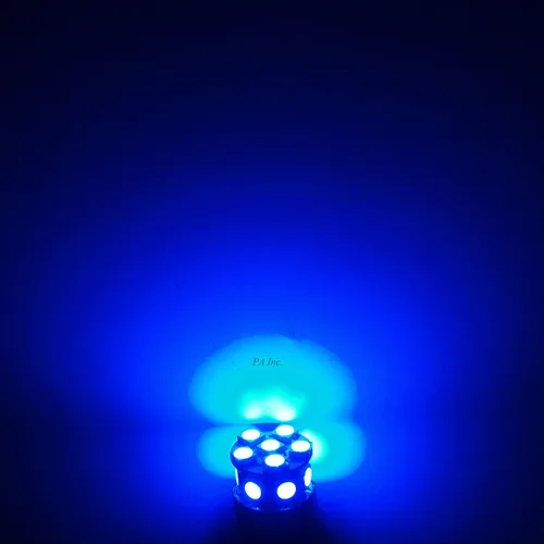 Miniatura 3 de PA 2 bombillas LED azules 13SMD 1156 para señal de giro, marcador lateral, respaldo de parada, luz trasera