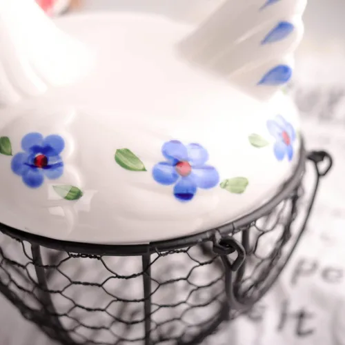 Miniatura 5 de Cesta de almacenamiento de huevos de estilo granja/cestas decorativas de almacenamiento de cocina